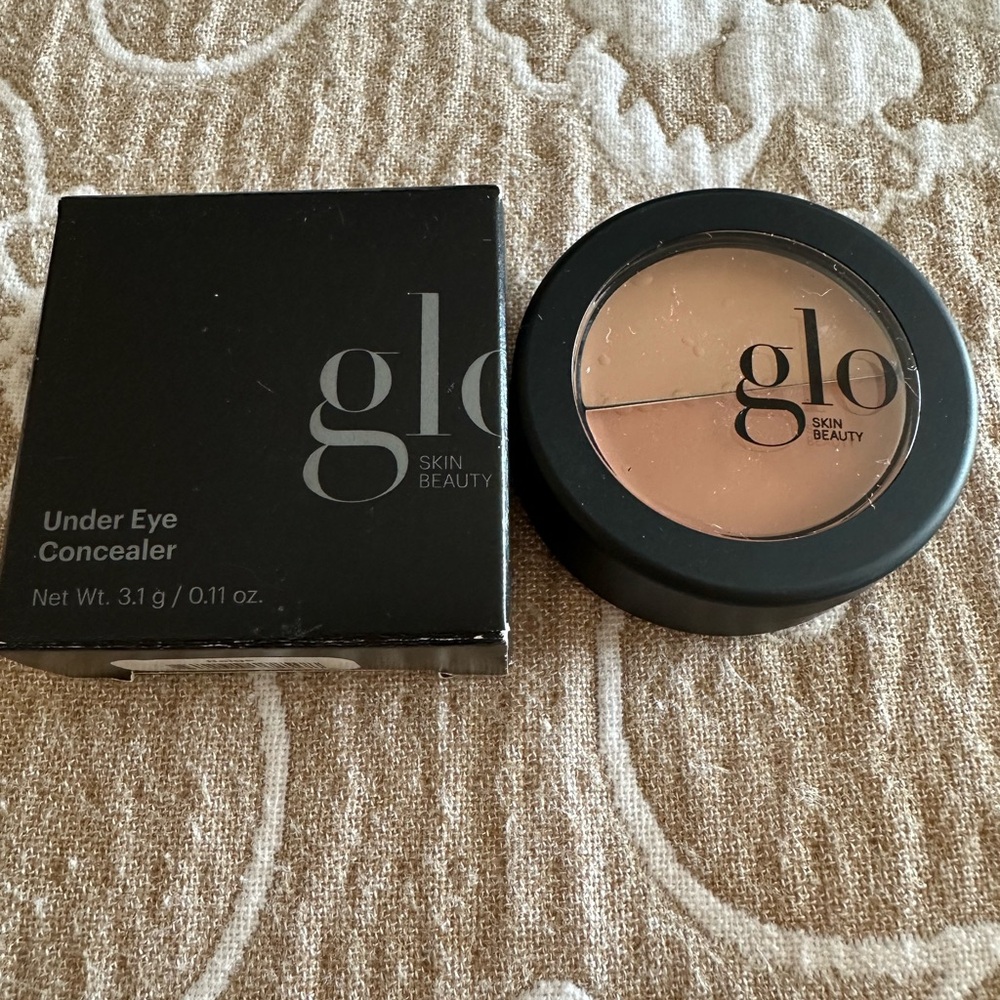 New GLO Skin Beauty Under Eye Concealer Beige .Made in USA. 3.1 g/0.11oz(2left)